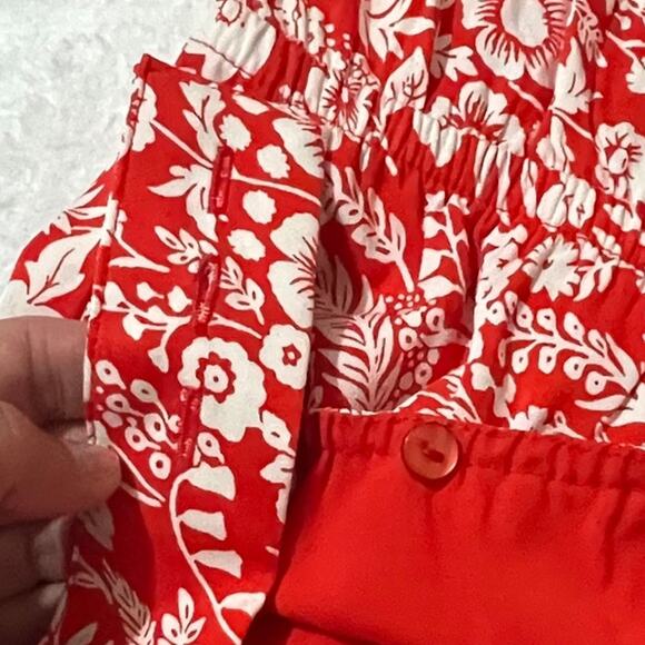 Market & Spruce (M) Adjustable Button Straps Smocked Back Dress - Stitch Fix - Picture 6 of 13